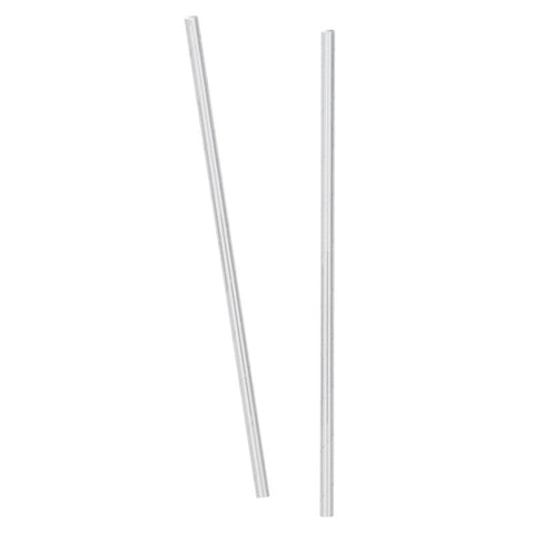 Silver Foil Paper Straws 10ct