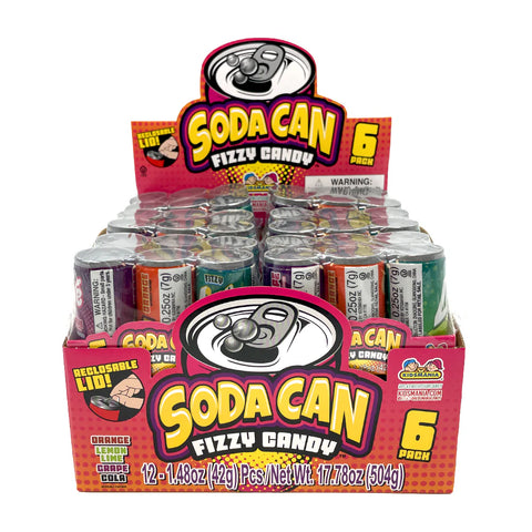 Kidsmania - Soda Can Fizzy Candy