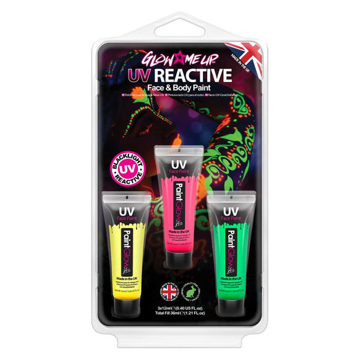 Ensemble de maquillage - Neon UV Face Paint