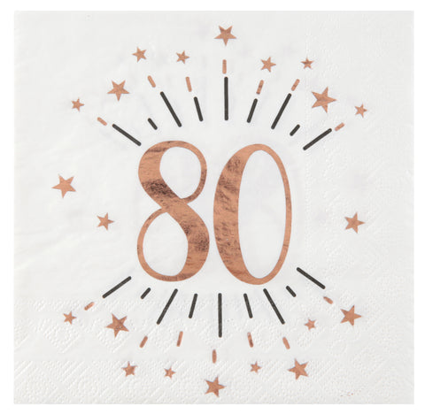 Rose Gold Sparkling Age Towel - 80