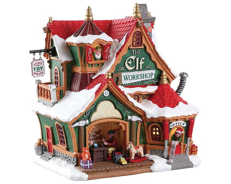 Elves’ Workshop, battery-operated (4.5 V) – Lemax Village
