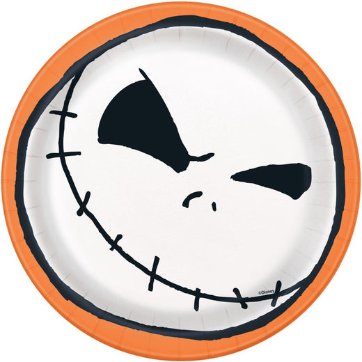 Disney The Nightmare Before Christmas Round Dessert Plates (8/pkg)