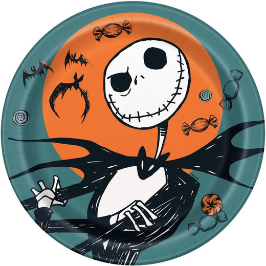 Disney The Nightmare Before Christmas round dinner plates (8/pack)