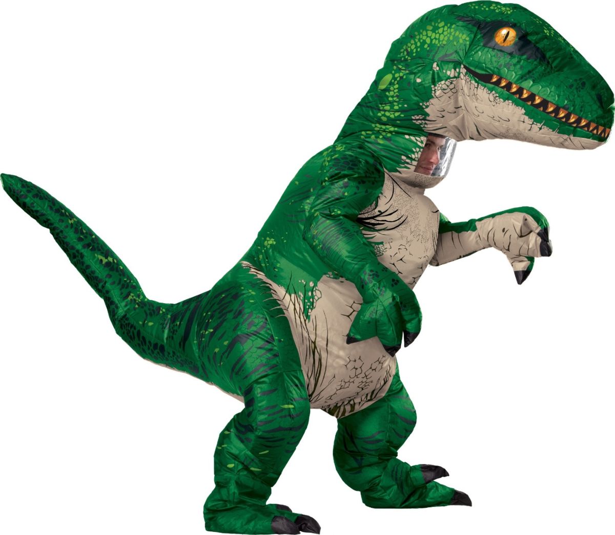 Inflatable Velociraptor Costume - Adult