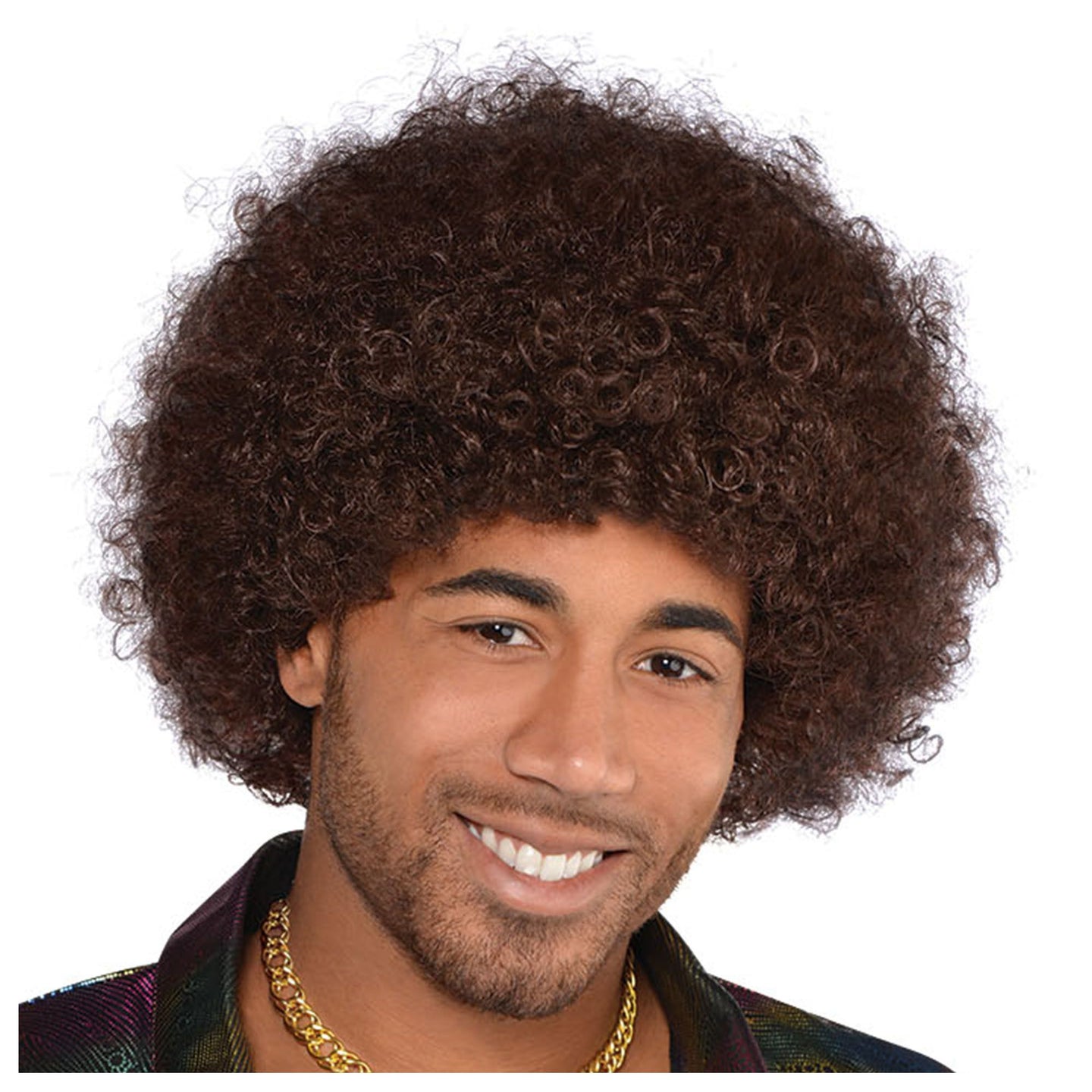 Perruque afro - Brun
