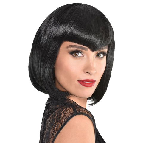 Sensual black wig