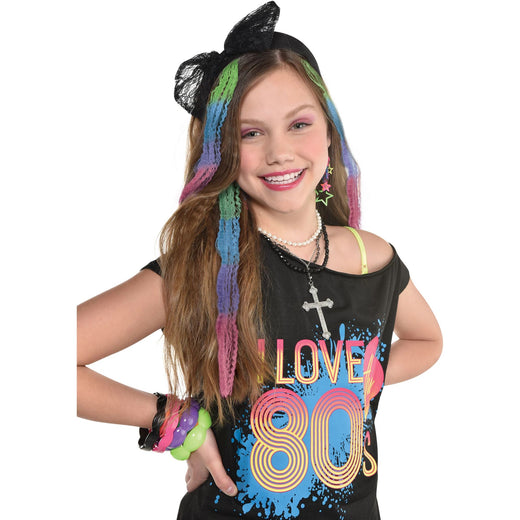 Extensions de cheveux frisés des années 80