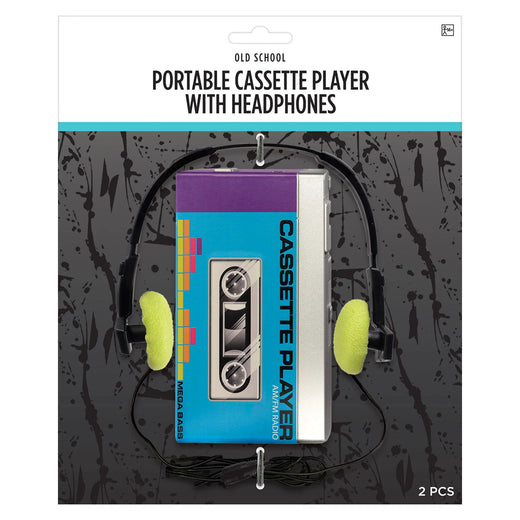 Lecteur de cassettes portable avec casque