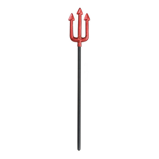 Fourche métallique rouge de diable