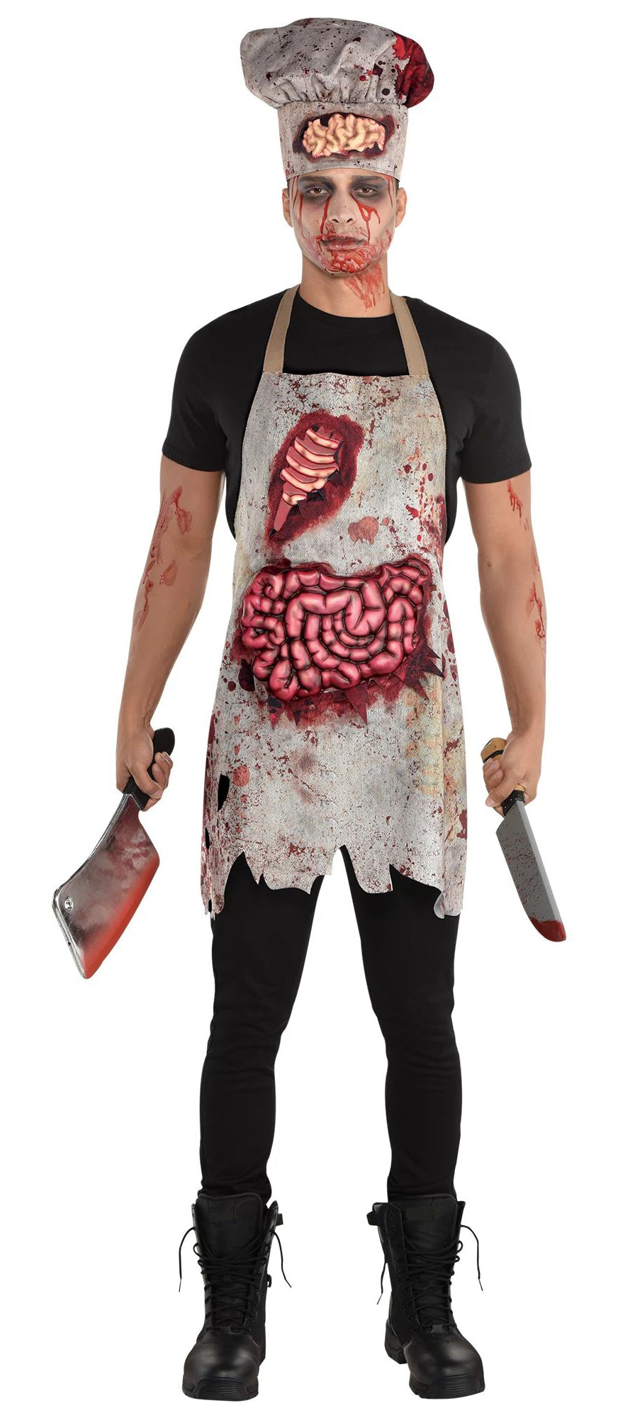 Ensemble cuisinier zombie - Adulte