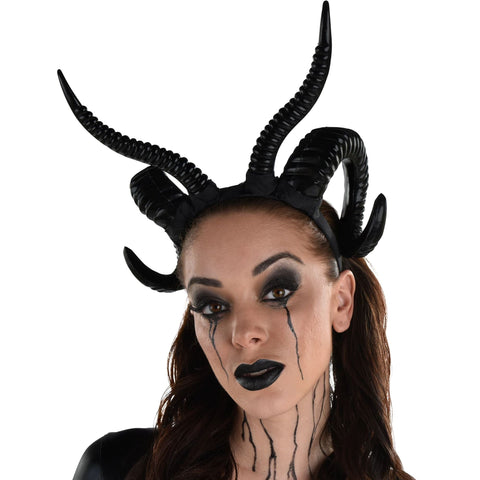 Headband with demon horns