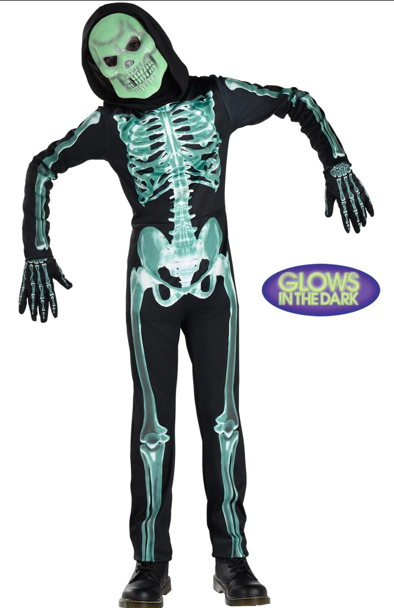Costume - Squelette phosphorescent - Enfant