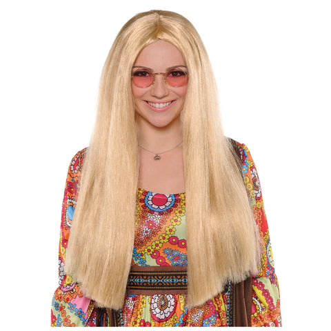 Blonde hippie wig (sunshine)