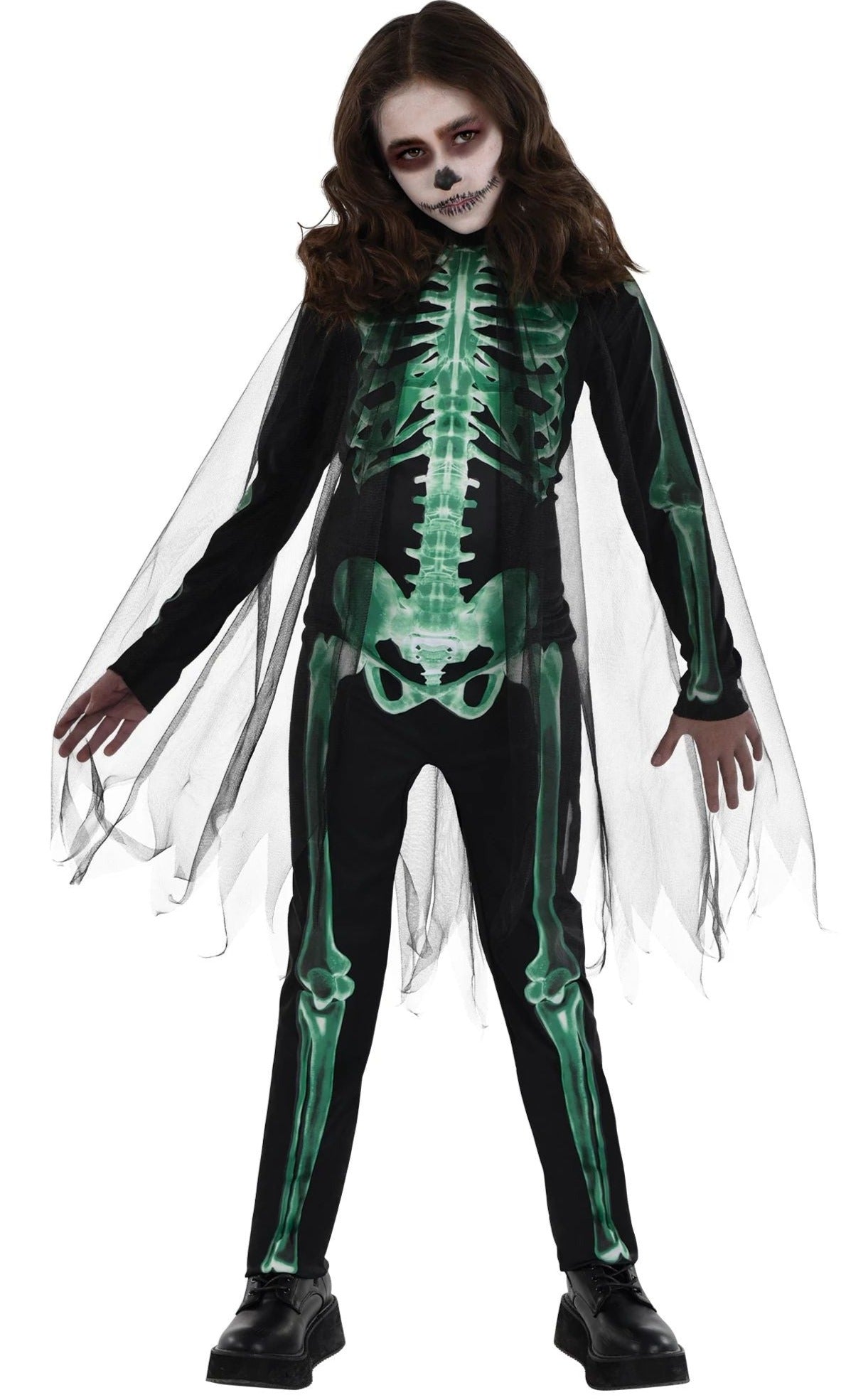 Costume faucheur lumineux - Fille