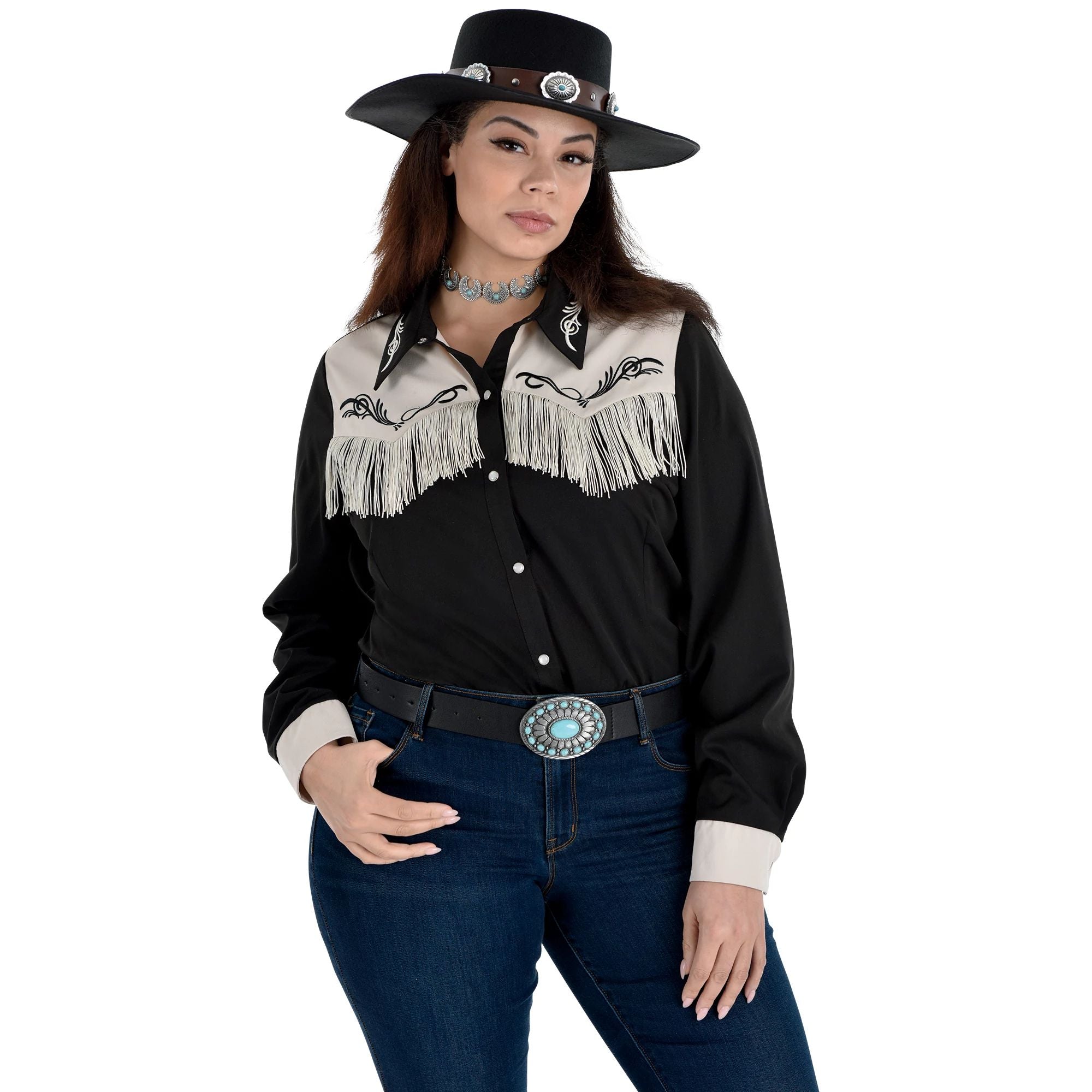 Chemise western pour femme