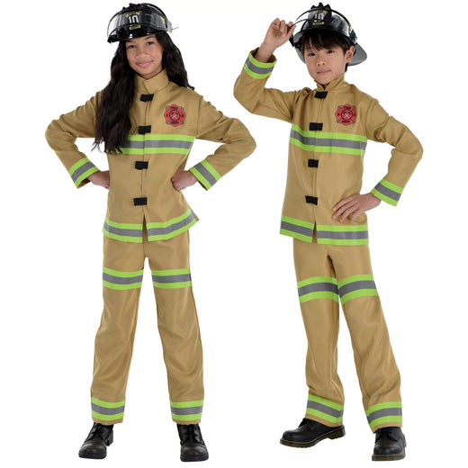 Costume de pompier unisexe - Enfant