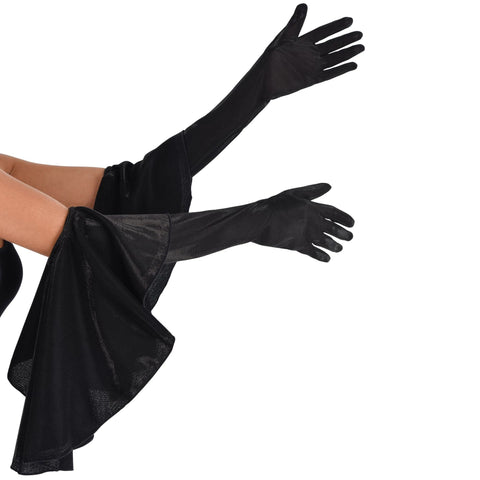 Black Long Glove with Cuff