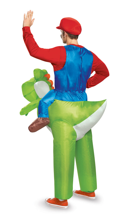 Costume gonflable Mario et Yoshi - Super Mario - Adulte