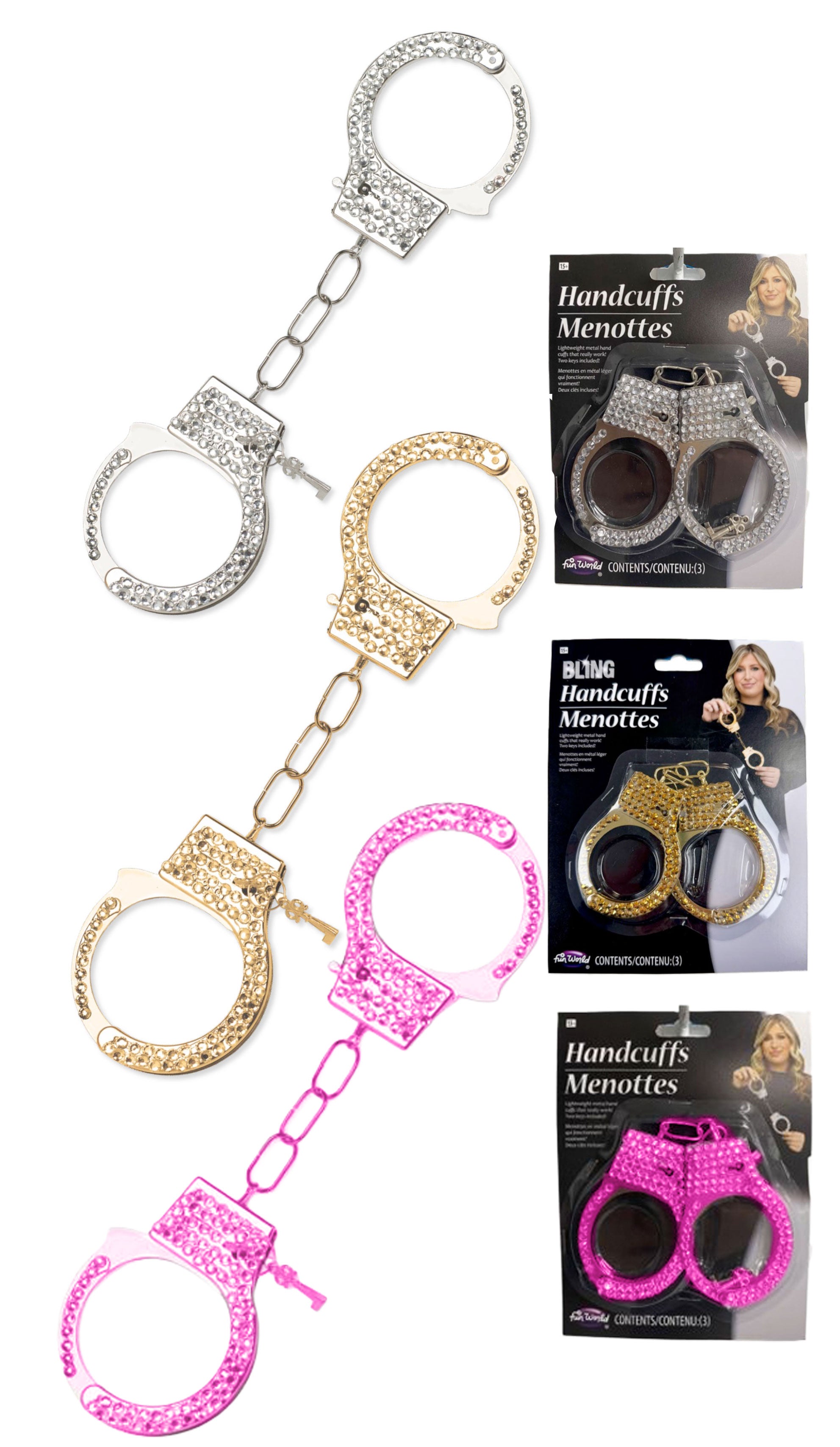 Menottes rhinestones