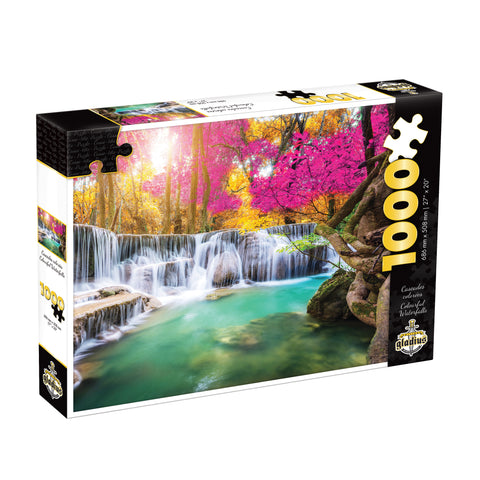 Colorful Waterfalls - 1000pcs Puzzle