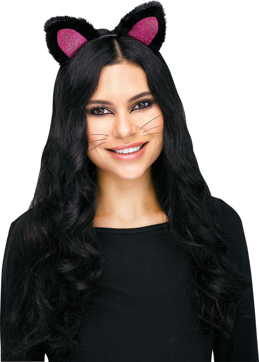 Bandeau de tête - Chat noir