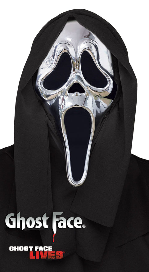 Ghostface Mask - Chrome