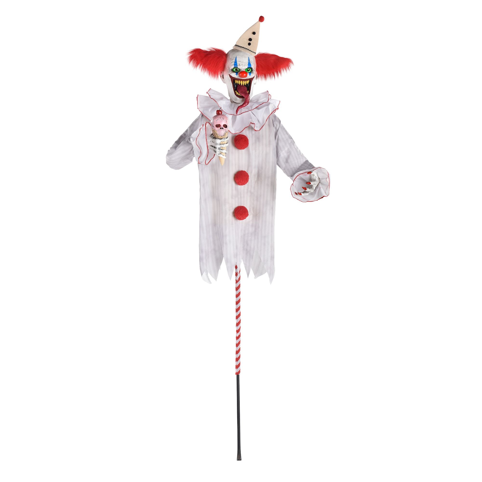 Clown parlant lumineux avec piquet - Animatronique