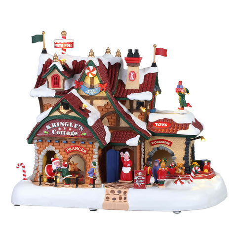 Christmas chalet "Kringles cottage", with 4.5v adapter - Village Lemax