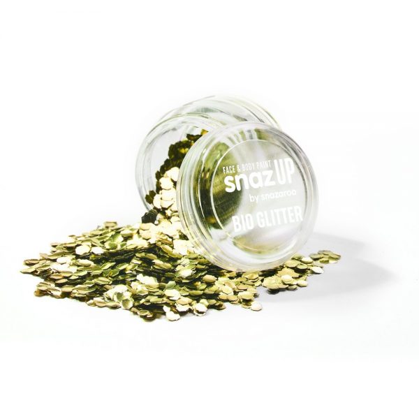 Paillettes (gros) bio Snazaroo - Or
