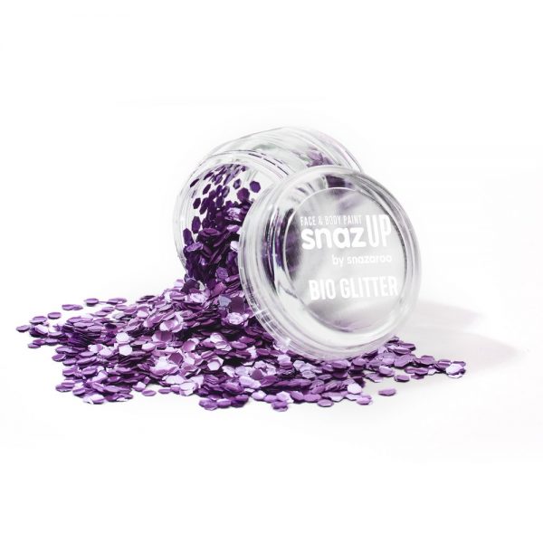 Paillettes (gros) bio Snazaroo - Violet