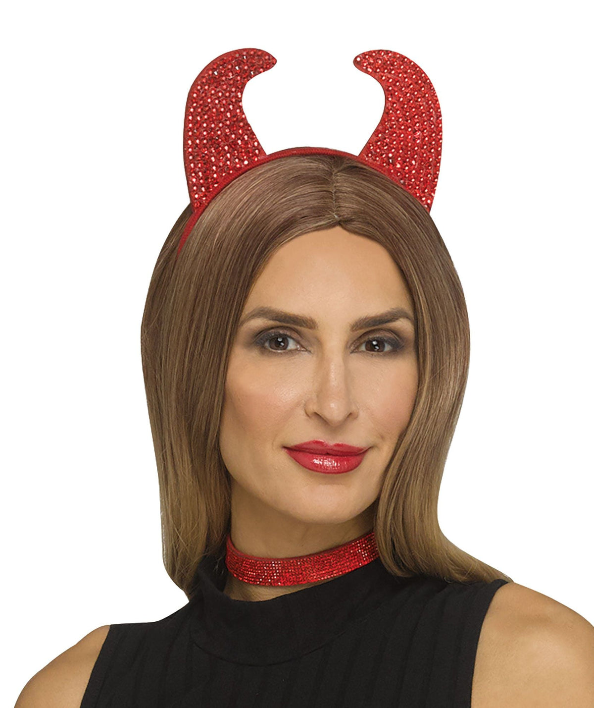 Bandeau de diable éclatant - Rouge