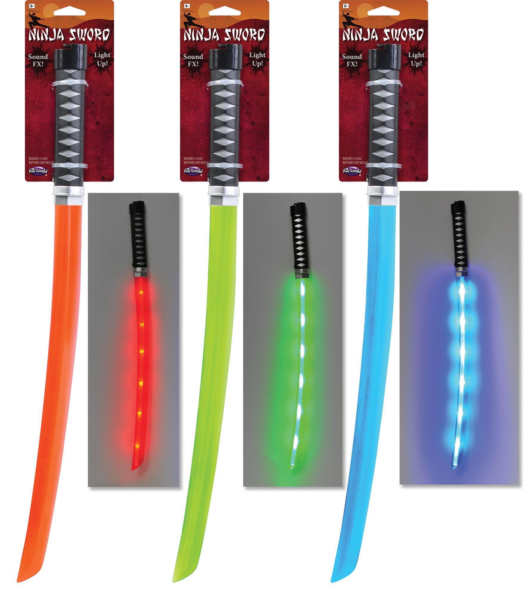 Ninja sword (22") with lights and sounds