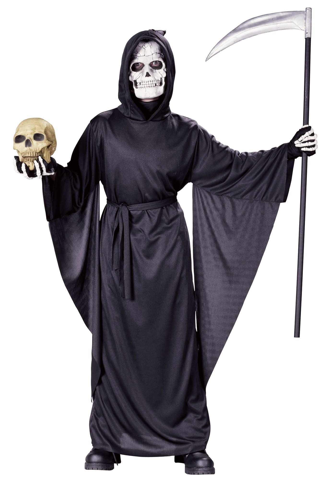 Costume robe noir avec longue manche - Enfant