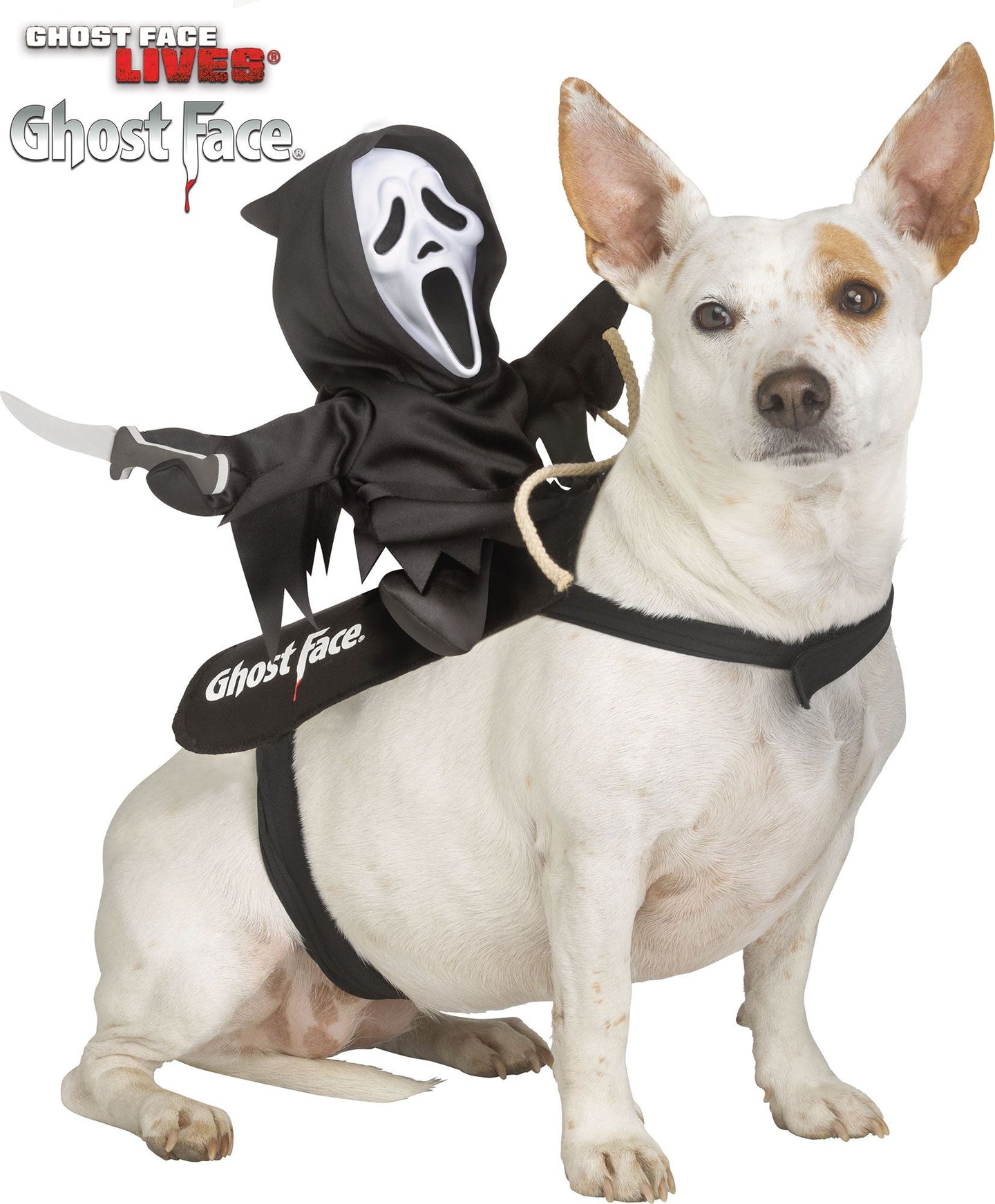 Costume for animals of chills (Ghost Face)