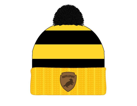 HARRY POTTER - HUFFLEPUFF - Acrylic Stripe Cuff Beanie