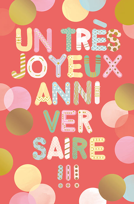 Un très joyeux anniversaire - Carte de souhaits - Incognito