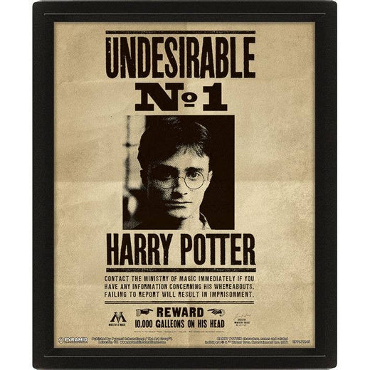 Harry Potter (Harry & Sirius) lenticulaire 3D: Poster 3D 10X8 en vrac