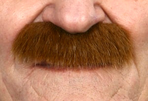 Self-adhesive fake mustache - Brown