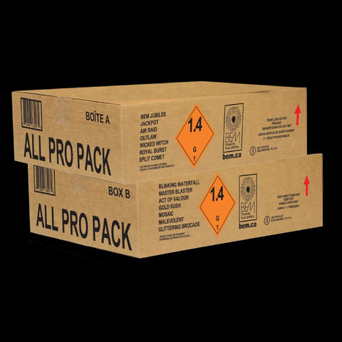 ALL PRO PACK A+B – Assortiment de feux d’artifice