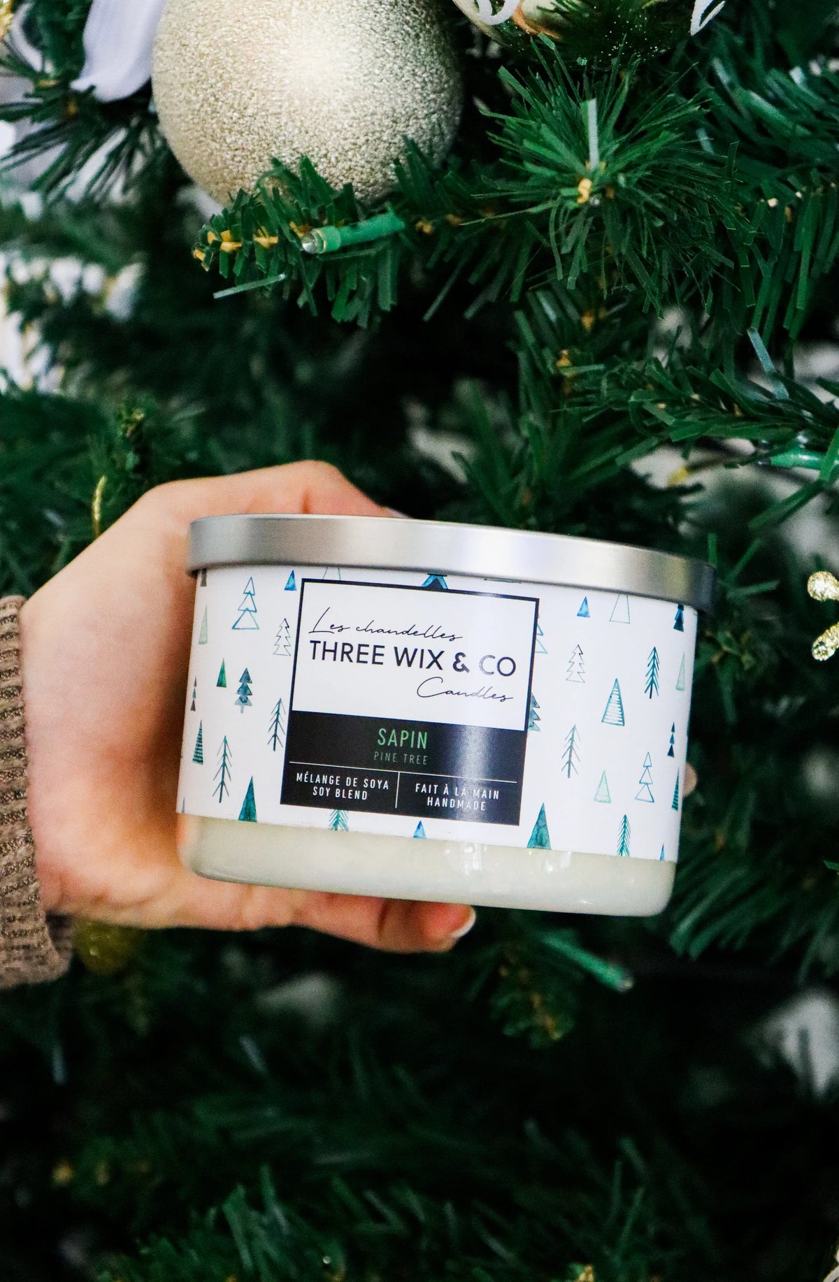 Chandelle Sapin - Three Wix And Co