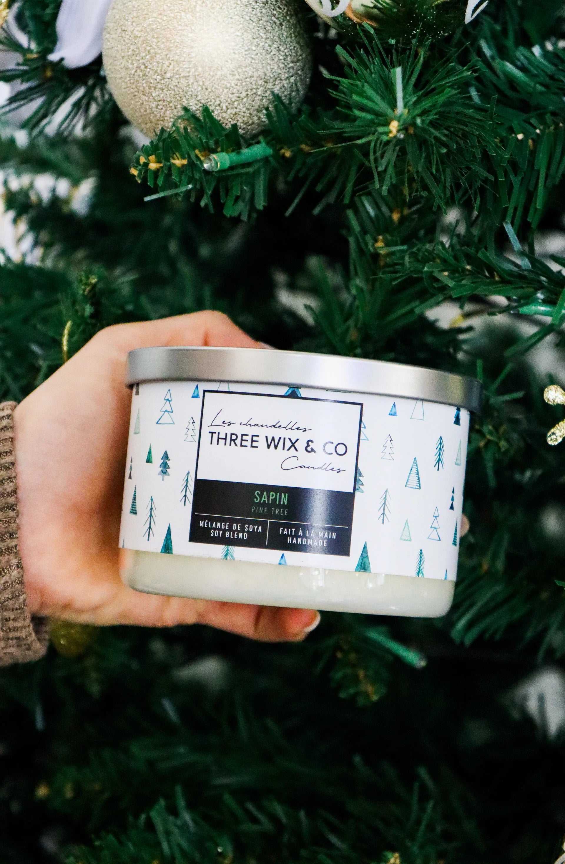 Chandelle Sapin - Three Wix And Co