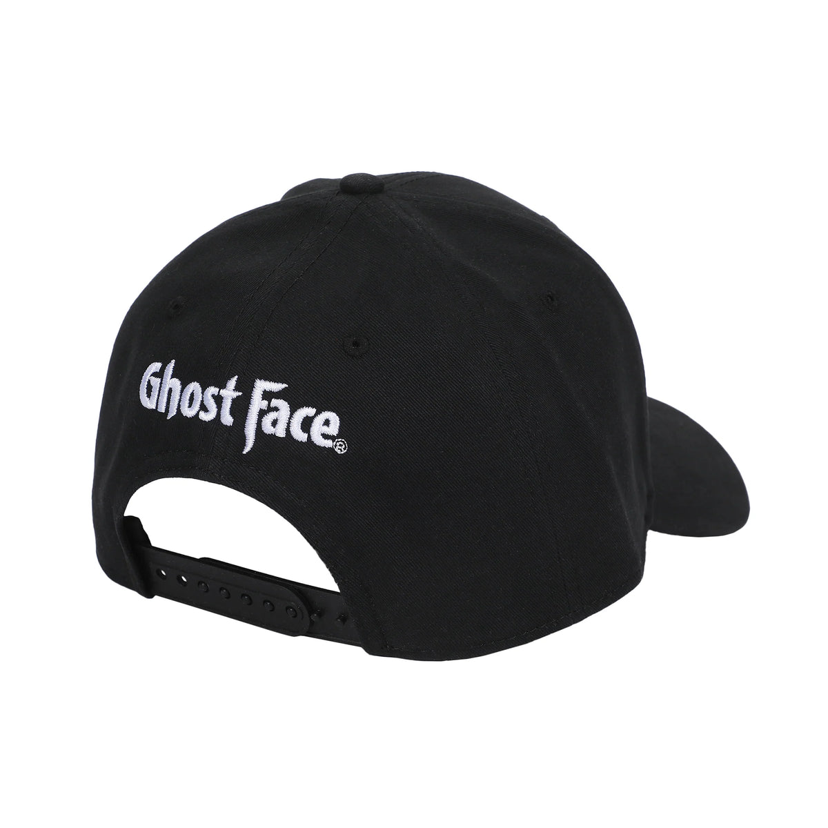 Casquette noire Ghost Face brodée pour homme