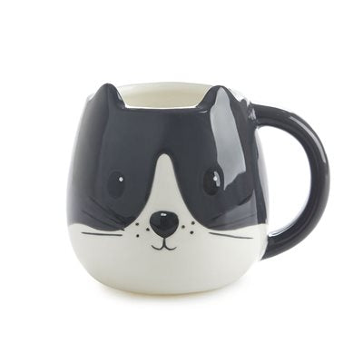 Black and White Cat Mug