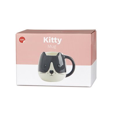 Black and White Cat Mug