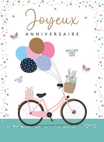 Joyeux anniversaire - Grande carte de souhaits - Incognito