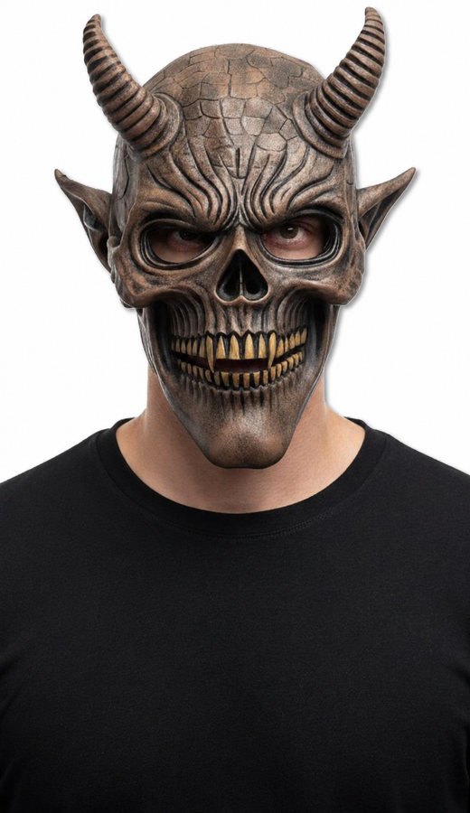 Masque latex seigneur démoniaque