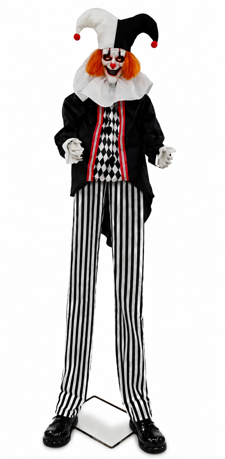 Standing animated clown 8.9 ft