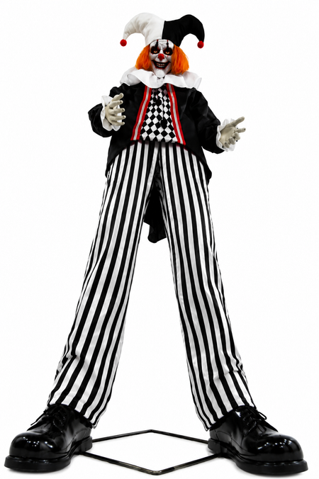 Standing animated clown 8.9 ft