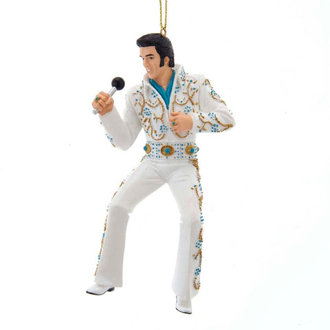 5"ELVIS IN AQUA BLUE/WHT JUMPSUIT