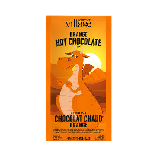 Orange dragon hot chocolate